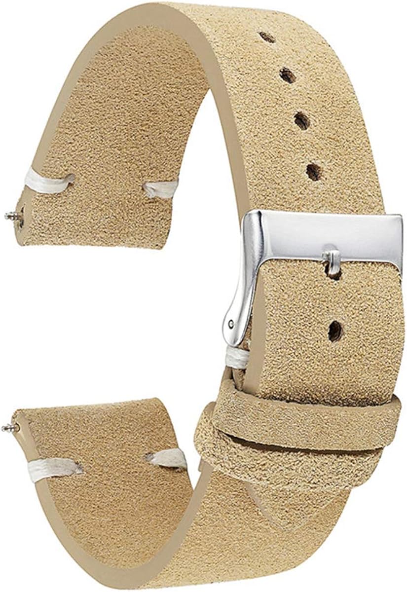 Wildleder Uhrenarmbänder Armband Khaki Retro Handgefertigtes ...